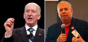 Bruce Raynor (left) and John Wilhelm (right)