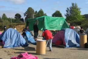 Residents of Nickelsville take down their camp after state officials threatened to evict them